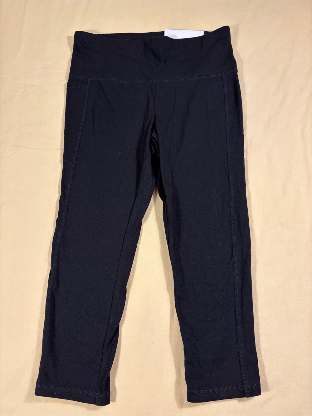 Energy Zone‎ Women's Everyday Cotton High-Waist Pocket Crop Leggings Medium NWT